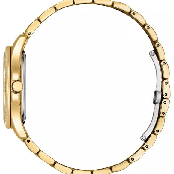 Citizen Eco-Drive Women\'s Gold Diamond Accents Calendar Watch